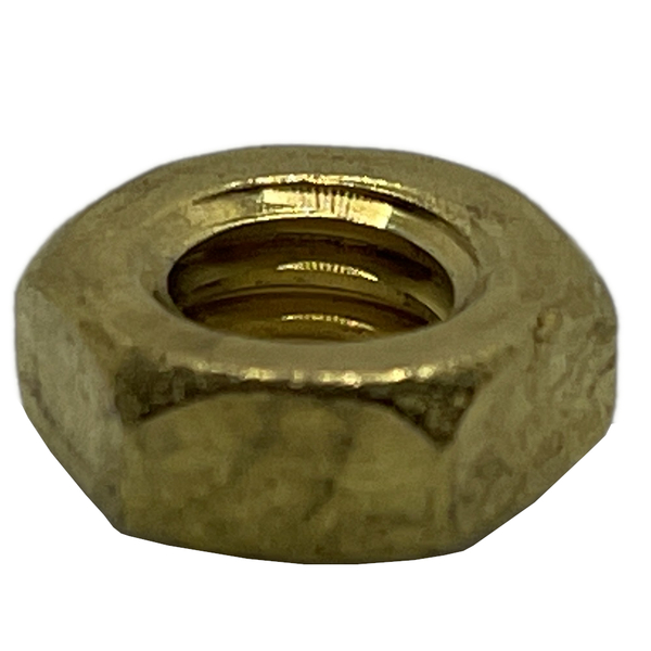 A343024000J 3/8-24 HEX JAM NUT BRASS